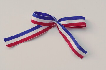 Red White and Blue Gross Grain Bow