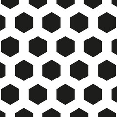Pattern of black hexagons. Vector illustration. EPS 10.