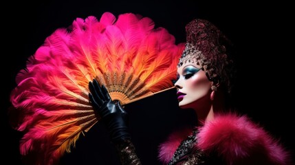 Fototapeta premium woman in mask