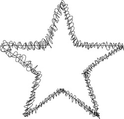 Hand drawn star