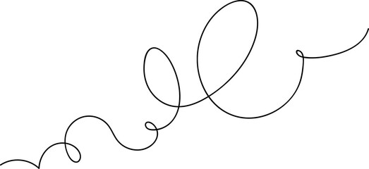 Hand drawn line doodle