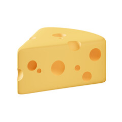 piece of cheese 3d