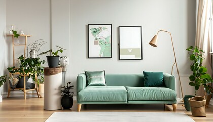 living room, home interior design daylight, background