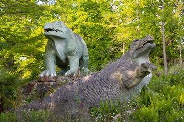 dinosaur in the grass