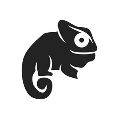 chameleon logo template Isolated. Brand Identity. Icon Abstract Vector graphic