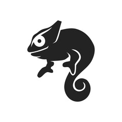 chameleon logo template Isolated. Brand Identity. Icon Abstract Vector graphic
