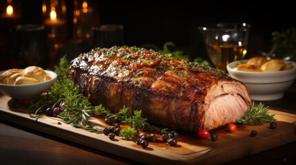 roasted lamb chops with rosemary