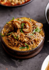 Popular Nigeria Soup called  'Nkworbi' Served in Traditional bowl