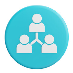 connect link 3d icon