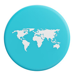 Fototapeta na wymiar globe 3d icon