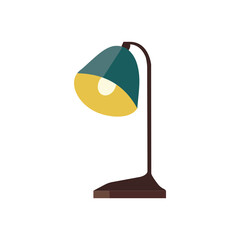 Modern table lamp simple concise form vector,Bedside Lamp Vector