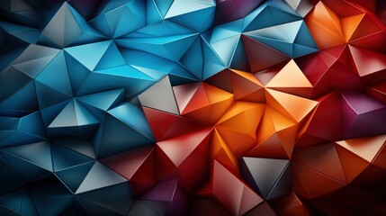 Obraz premium Abstract background with triangular shapes , HD, Background Wallpaper, Desktop Wallpaper