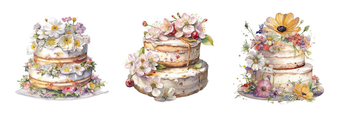 watercolor dessert food bakery cupcake bread cake cute