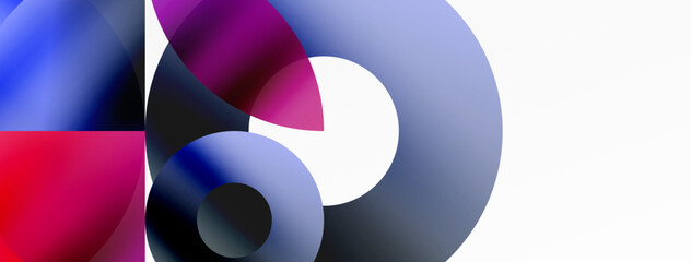 Circle and triangle abstract background. Concept for creative technology, digital art, social communication, and modern science. Ideal for posters, covers, banners, brochures, and websites