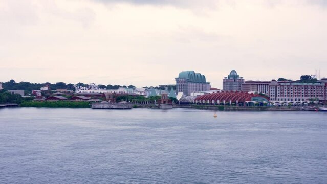 View of Sentosa from VivoCity in Singapore