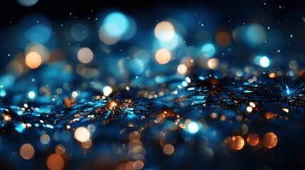 Abstract blue background with sparkles , HD, Background Wallpaper, Desktop Wallpaper