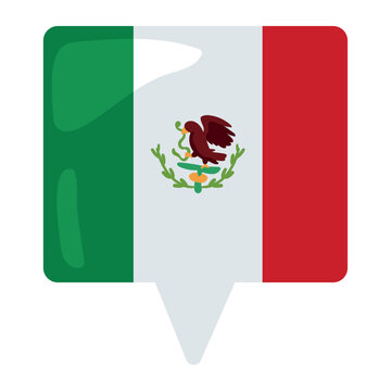 mexican flag illustration