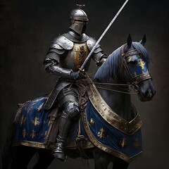 Roman Catholic Arthurian Calvary knight lancer 