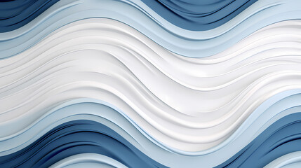 Fototapeta premium abstract white blue wave background