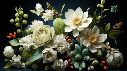 Botanical symmetry art Flower arrangement Natural , HD, Background Wallpaper, Desktop Wallpaper