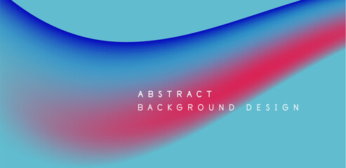 Abstract vector backdrop with fluid, geometric elements. Harmonious blend of form and color, evoking dynamic and captivating visual landscape for wallpaper, banner, background, landing page