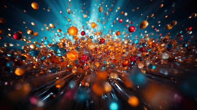 Confetti Explosion Colorful Burst High-Energy ,Desktop Wallpaper Backgrounds, Background Hd For Designer