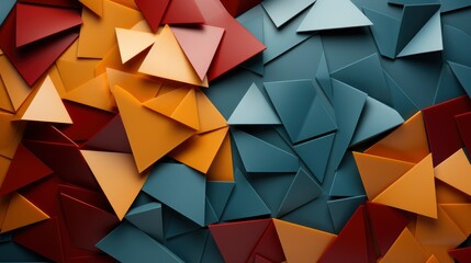 Obraz premium Flat Geometric Shapes Background ,Desktop Wallpaper Backgrounds, Background Hd For Designer