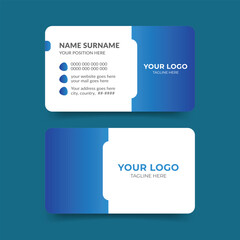 Professional healthcare medical doctor business card template design for clinic hospital