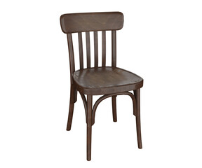 3d rendering brown wooden soviet chair