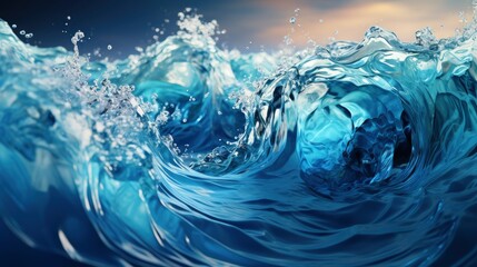 Obraz premium Defocused Wave Background,Desktop Wallpaper Backgrounds, Background Hd For Designer