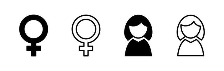 Female icon vector. toilet icon. restroom sign. gender
