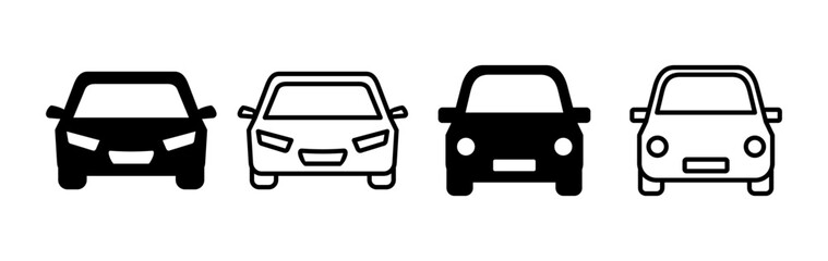 Car icon vector. Car sign. sedan