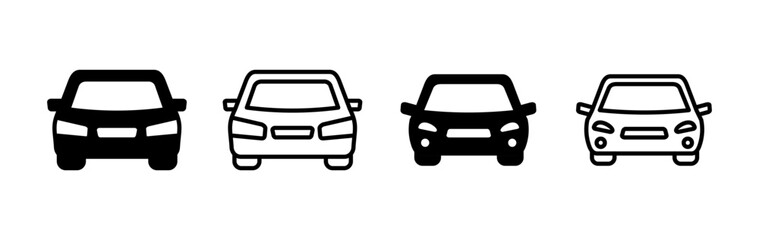 Car icon vector. Car sign. sedan