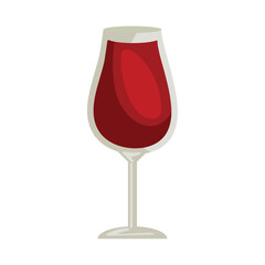 happy new year wine glass