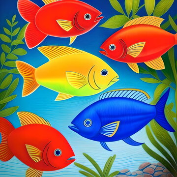 Colorful fishes