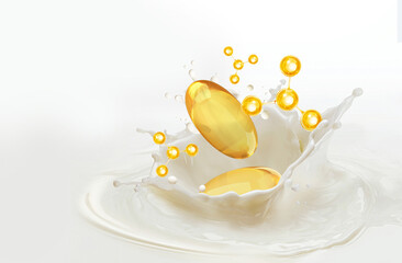 oil capsule and beauty serum