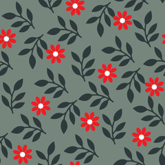 seamless small vector  with lives design pattern on  background