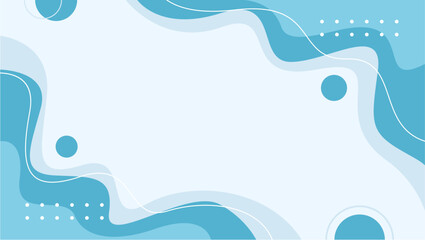 Abstract soft background in pastel blue colors. Abstract composition of wavy shapes. Fluid modern template for posters, templates, flyers, backdrops, wallpapers, cards and other