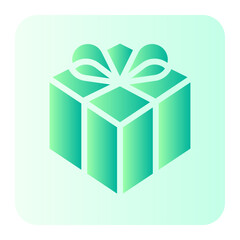 Square Giftbox With Big Ribbon 