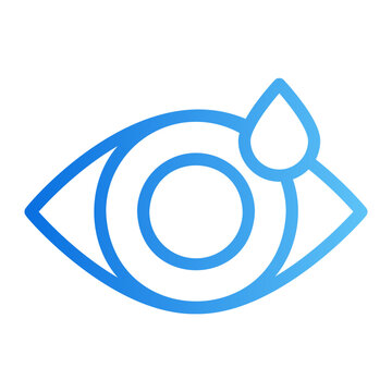 eye drop gradient icon