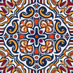 seamless orient pattern tile with Generative AI.
