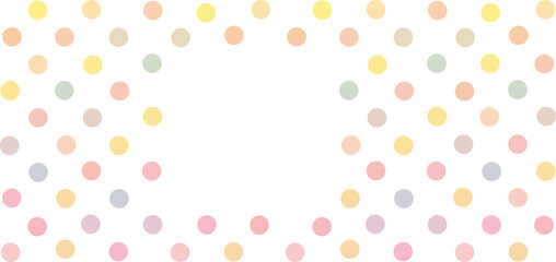 Obraz premium Digital png illustration of rows of colourful dots on transparent background