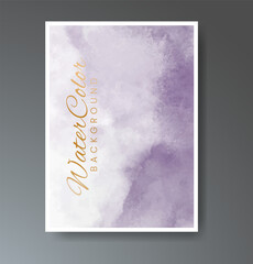 Cover template with watercolor background. Design for your cover, date, postcard, banner, logo.