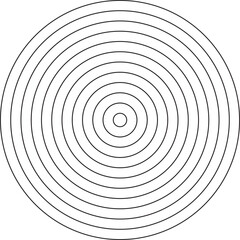 Abstract geometric thin line