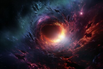 nebula, black hole, space, galaxy, big bang, cosmology, JWST - obrazy, fototapety, plakaty