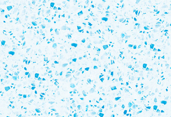 Terrazzo flooring marble stone wall texture abstract blue background. Colorful terrazzo floor tile...