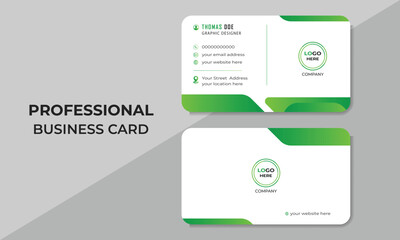 Best minimalist branding business card for company or brand 
