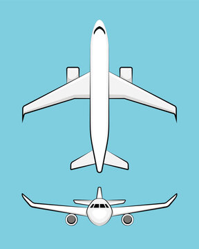 airplane plane aircraft air travel jet fly flight vector transportation illustration sky transport airport aviation flying airline