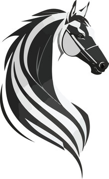 Horse vector business icon logo clipart cartoon character illustration. Horsepower Cartoon Character
