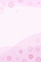 梅の背景　A-2  和紙